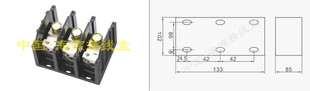 三进六出接线端子 海燕FJ6 3B06 端子台 大电流多用途分线器
