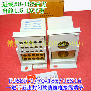 185 防窃电接线端子 FJ6SF 15X16 一进十五出多用途封闭式