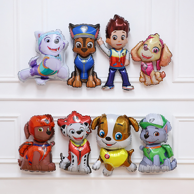 汪汪队生日布置铝膜气球