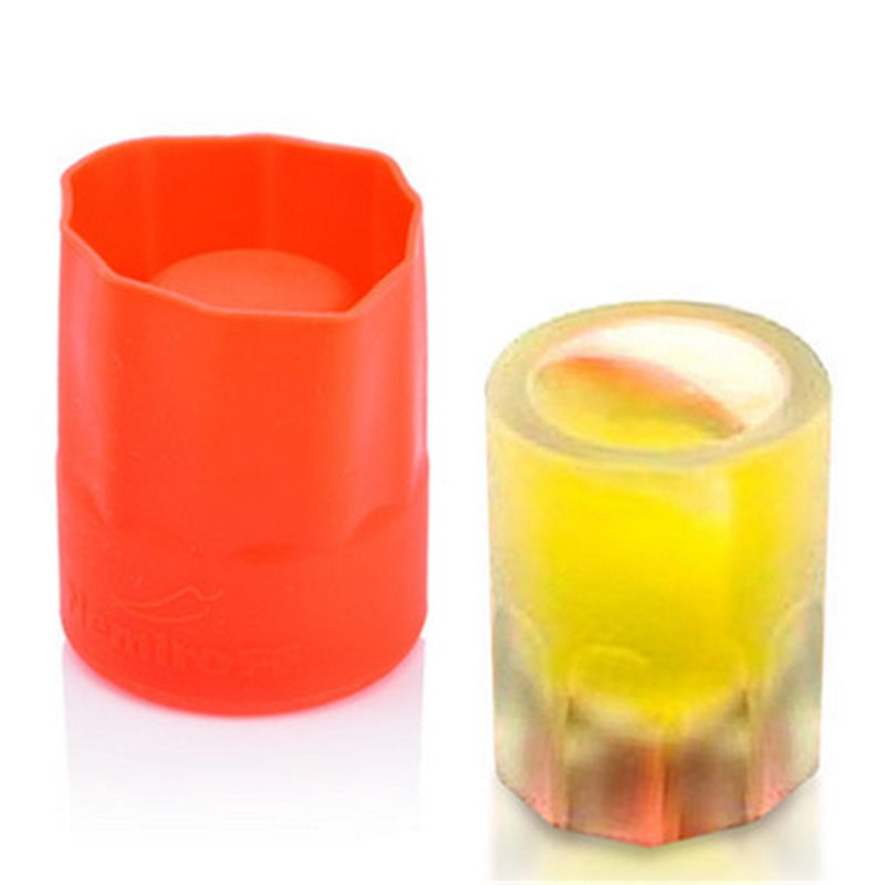 伏特加冰冻杯子硅胶单孔酒杯模DIY可乐冰模酒吧红酒冰格冰杯模具
