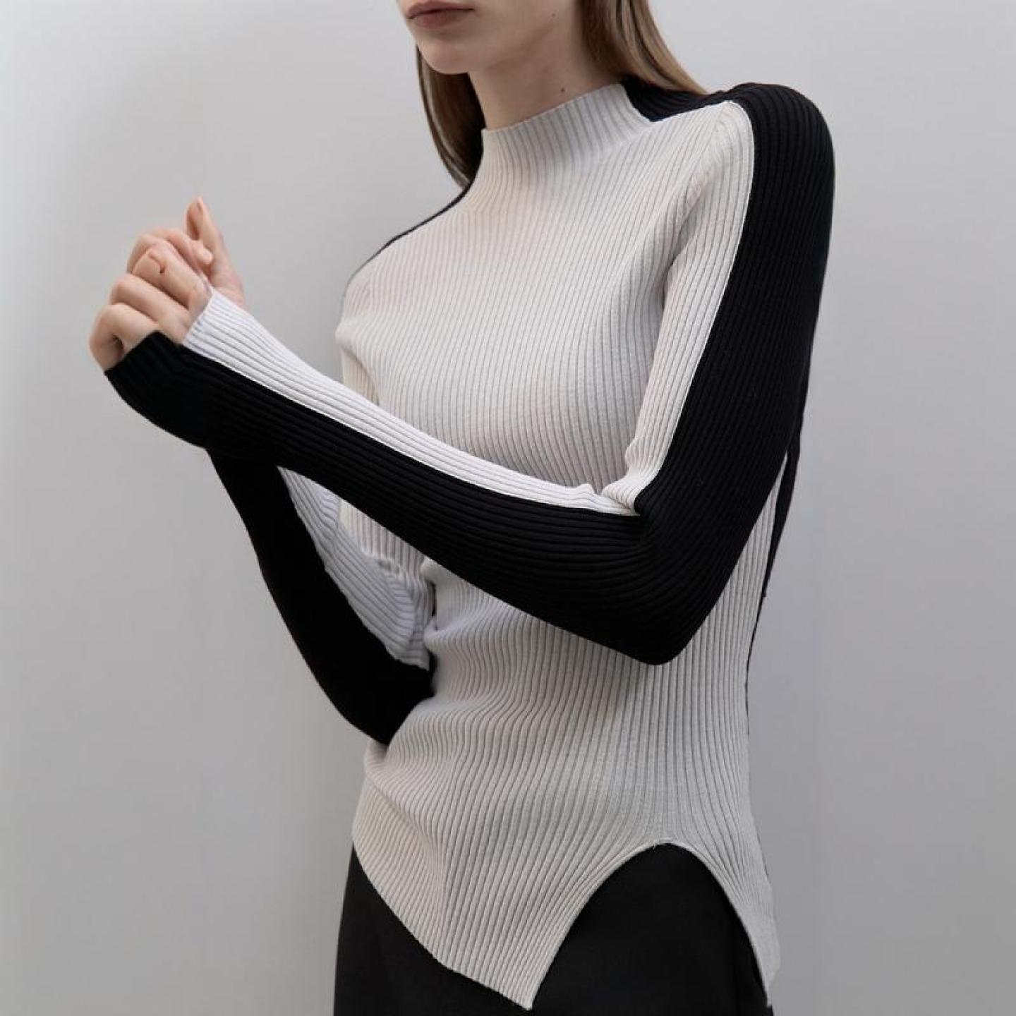 100%山羊绒毛衣女半高领2025秋冬