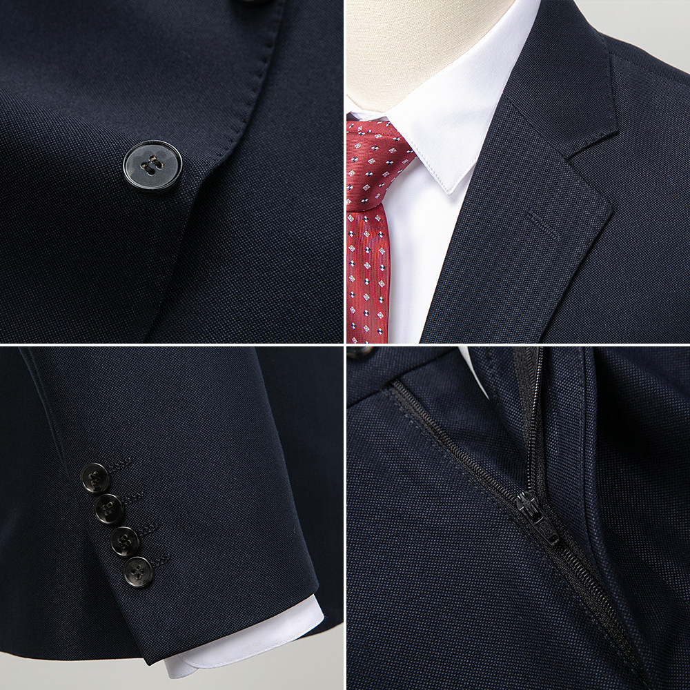 딱따구리 가을 겨울 새로운 밝은 색상 슬림 정장 남자 결혼식 GROOMSMAN 최고의 남자 정장 한국 결혼식