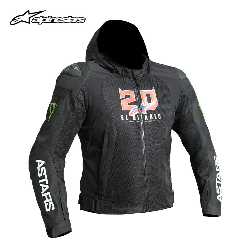 a星摩托车fq20联名夏季网布透气防摔骑行服机车鬼爪zaca休闲装备