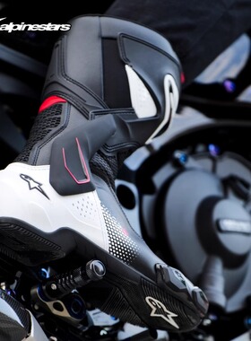 a星摩托车骑行靴SMX-6 V3赛道长靴赛车靴摩托靴防摔机车靴摩托鞋