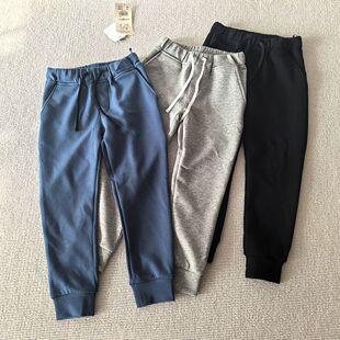 高弹力薄太空棉口袋休闲运动裤 100 男童装 外贸日单春秋款 170码