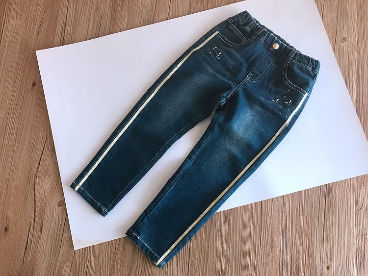 弹力软牛仔 舒适口袋侧边女童柔软牛仔裤 120-170码,童装/婴儿装/亲子装,裤子,淘宝优惠券,粉丝福利购,淘宝优惠卷