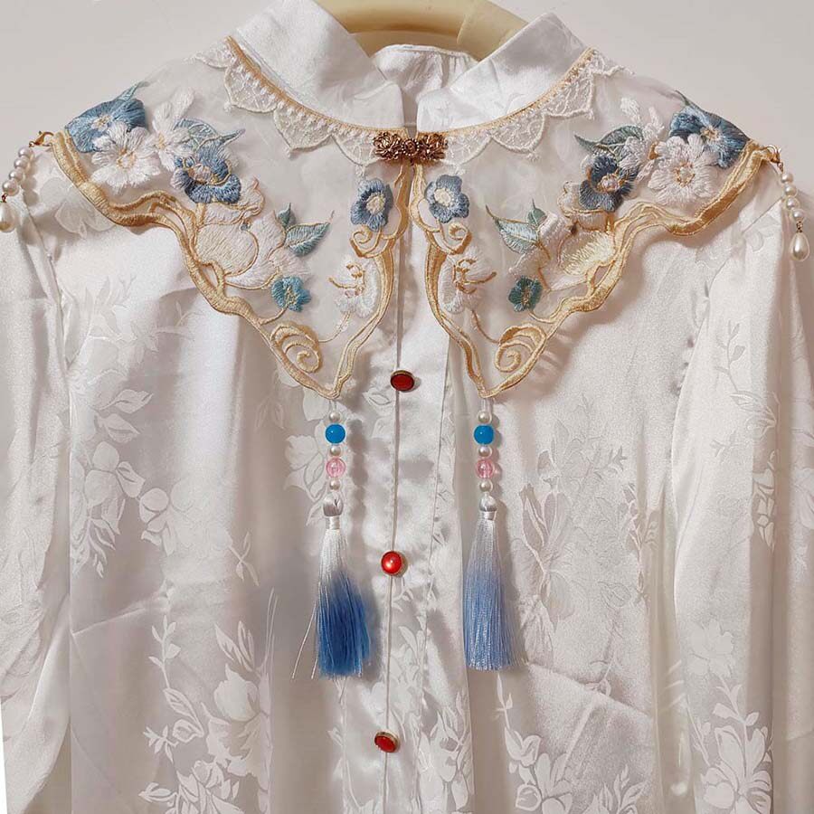 学士服毕业披肩云肩蓝色