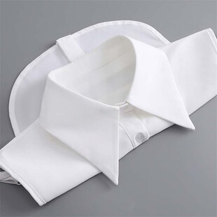 假领子女百搭假领半截衬衣尖领春秋冬季 卫衣毛衣配饰休闲 半身衬衫