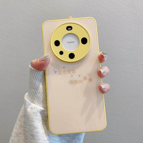 华为mate60pro肤感玻璃手机壳