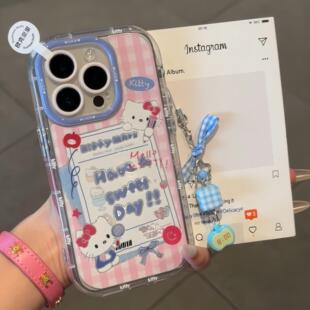 mate80 适用iPhone17 70pro新款 15ins风华为pura80 70小众findX9软壳女 16promax卡通凯蒂猫羽纱手机壳小米17