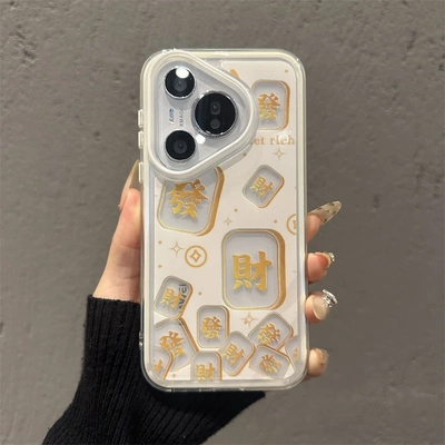 新年款发财麻将手机壳