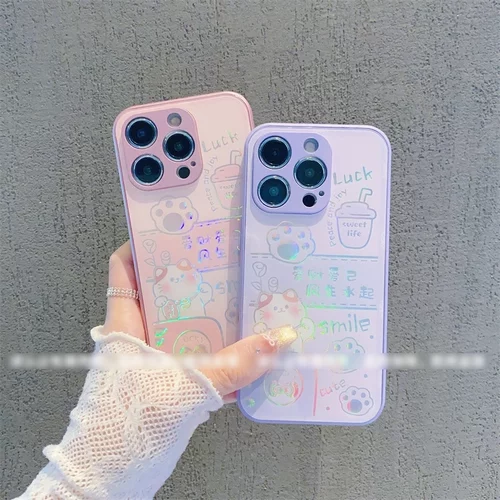 新款富婆17promax手机壳磨砂玻璃