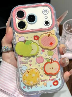 小众稀奇古怪手机壳适用IPhone17promax新款17Air情侣16/15pro全包14plus韩系ins风小米17pro不撞款Reno15壳