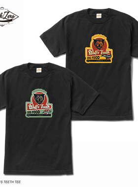 TANKZERO 狼牙牌狗粮罐头 昆汀系列 美式复古圆领短袖T恤休闲青春