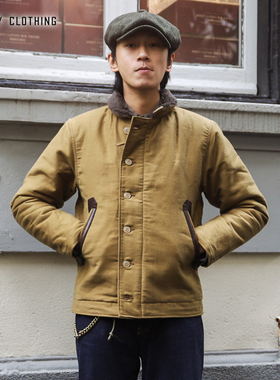 TROPHY N-1 JACKET 日产海军甲板服3M新雪丽美式复古机车羊驼毛