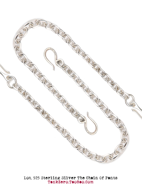 TANK ZERO The Silver Pants 925纯银裤链钱包链腰链财布链银饰