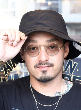 H.W.DOG PACKABLE日产复古尼龙户外雨帽渔夫帽作战防晒遮阳hwdog