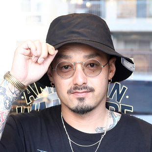 H.W.DOG PACKABLE日产复古尼龙户外雨帽渔夫帽作战防晒遮阳hwdog