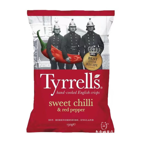 TYRRELLS泰瑞甜红胡椒味薯片
