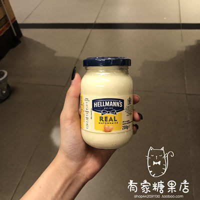 香港代购 进口HELLMANN'S蛋黄酱200g水果蔬菜生鲜调味酱