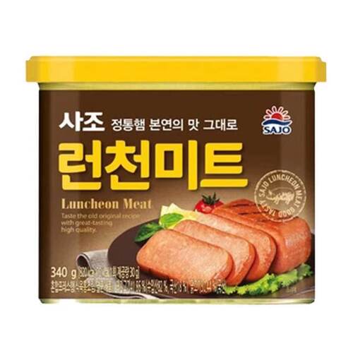 香港代购 韩国进口 三祖 SAJO午餐肉即食罐头火腿午餐肉340g