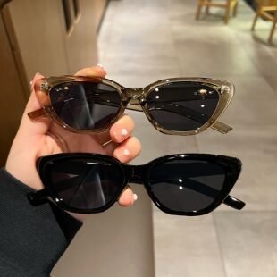 2023新款太阳镜潮gm猫眼白框墨镜女网红辣妹街拍防晒眼镜防紫外线
