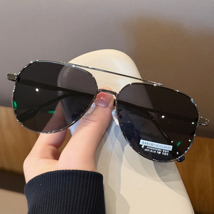 偏光太阳眼镜蛤蟆镜飞行员墨镜男款高级感防紫外线开车驾驶专用