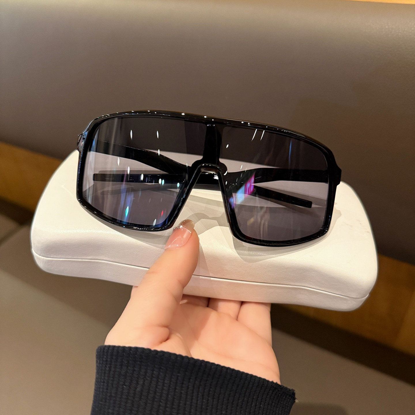 儿童骑行眼镜遮阳防紫外线户外运动专用防风墨镜跑步自行车护目镜