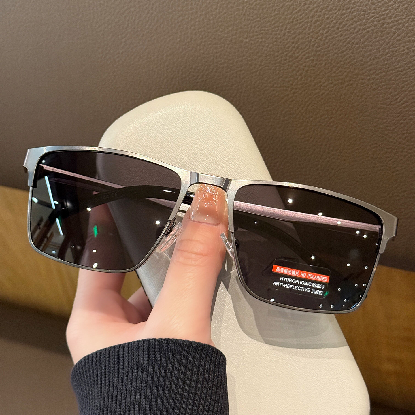 2025新款太阳镜男开车专用防紫外线方形墨镜网红大脸眼睛经典款