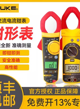 FLUKE福禄克F312/317/319钳形表F381/303/305高精度钳形电流表