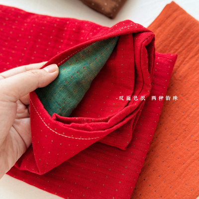 A类色织提花全棉纱布枕头套纯棉