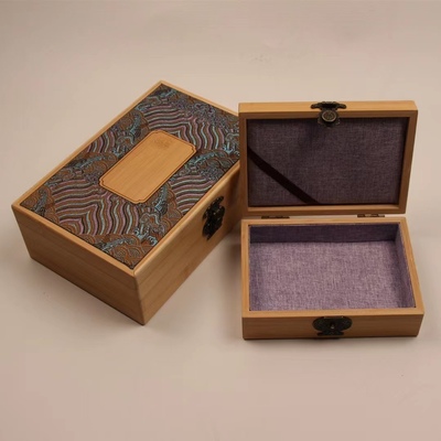 文玩手串收纳盒高档竹盒包装盒空礼盒文玩木盒定制定做