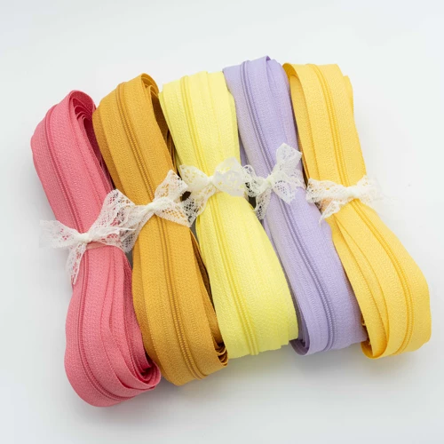 Shima № 3 Nylon Zipper National Wind Color Matching Retro Classic Man Ting Fang Guo Color Series Высокое качество и гладкое