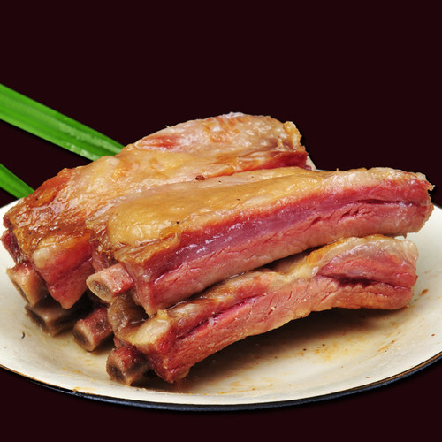 竹溪腊肉腊排骨烟熏土猪肉500g