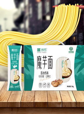 竹溪魔芋面条不糊汤绿色3kg