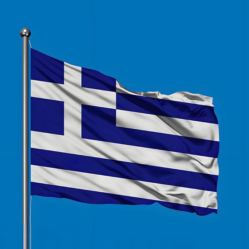 greece flag 3x5ft希腊国旗高品质涤纶悬挂家庭装饰旗帜