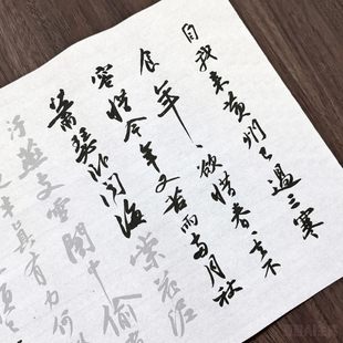 苏轼黄州寒食帖行书毛笔描红字帖半生宣纸摹写帖长卷临摹帖练习帖