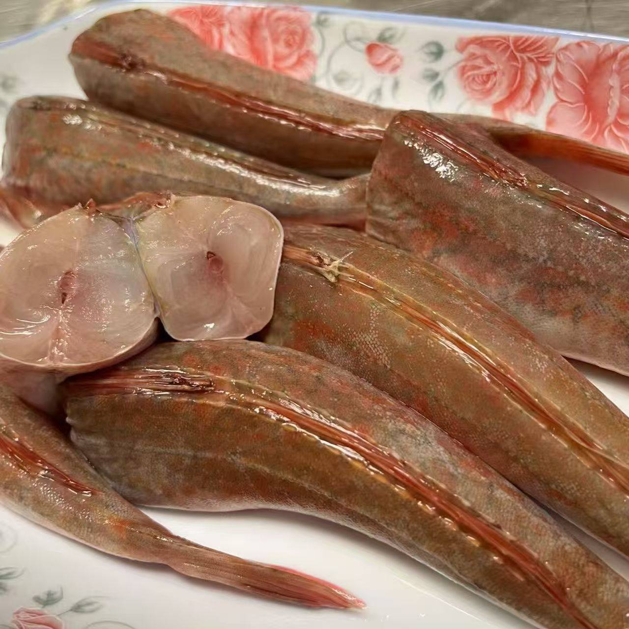 新鲜海捕速冻去头去脏红娘子鱼