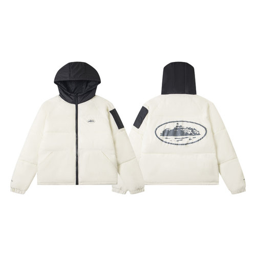 corteiz潮牌休闲连帽棉服外套冬