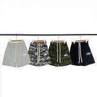 corteiz camouflage shorts Streethop Casual Fleece camouflage drawstring shorts fog thumbnail 8