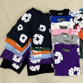 HIP INS 美潮夏季 HOP SHORTS T恤短裤 SHIRT 木棉花发泡印花短袖