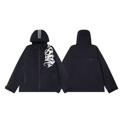 synaworld tracksuit美潮运动冲锋衣防风夹克宽松连帽拉链外套fog