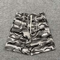 corteiz camouflage shorts Streethop Casual Fleece camouflage drawstring shorts fog thumbnail 4