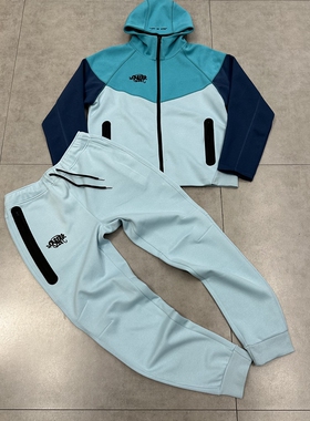 synaworld tracksuit美式高街潮牌秋冬运动休闲套装开衫卫衣长裤