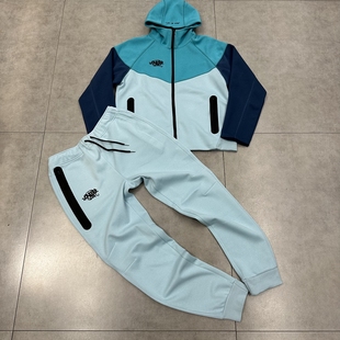 synaworld tracksuit美式高街潮牌秋冬运动休闲套装开衫卫衣长裤