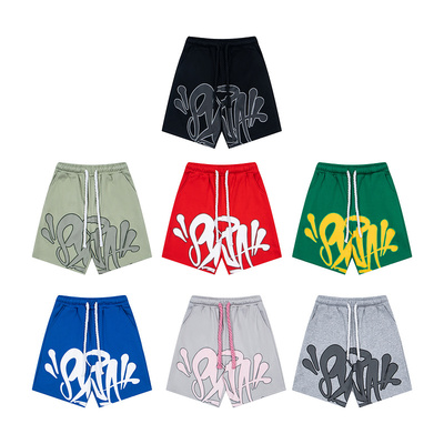 Synaworld美式潮牌夏季五分短裤