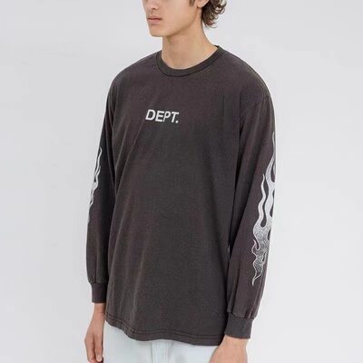 GALLERYDEPT长袖T恤潮火焰印花