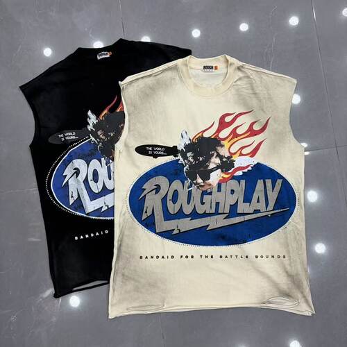 ROUGHPLAY美潮高街无袖背心汗衫