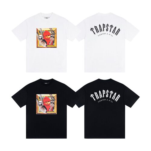 trapstar美潮小孩印花短袖T恤夏