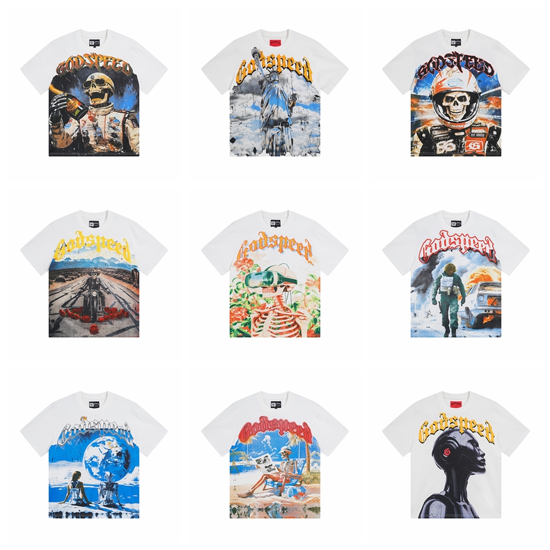 Godspeed美潮嘻哈潮牌短袖T恤男